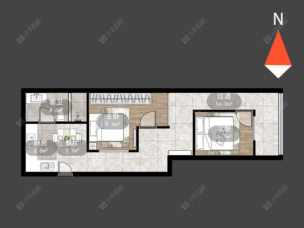 亚泰财富中心房源户型图 常州亚泰财富中心在租房源户型图_小牛看房