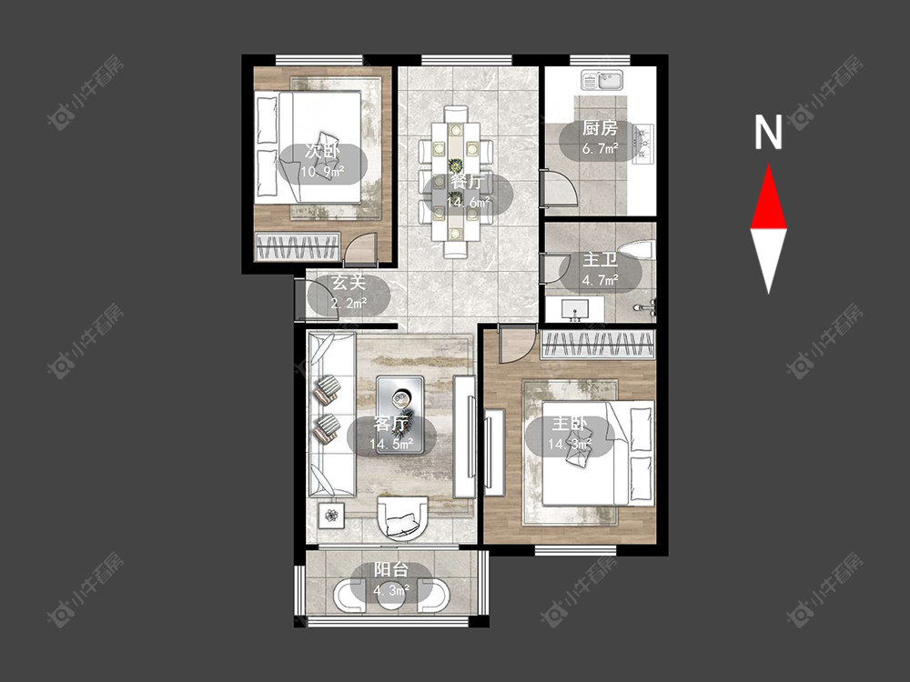 丰乐公寓南区房源户型图 常州丰乐公寓南区在售二手房源户型图_小牛看房