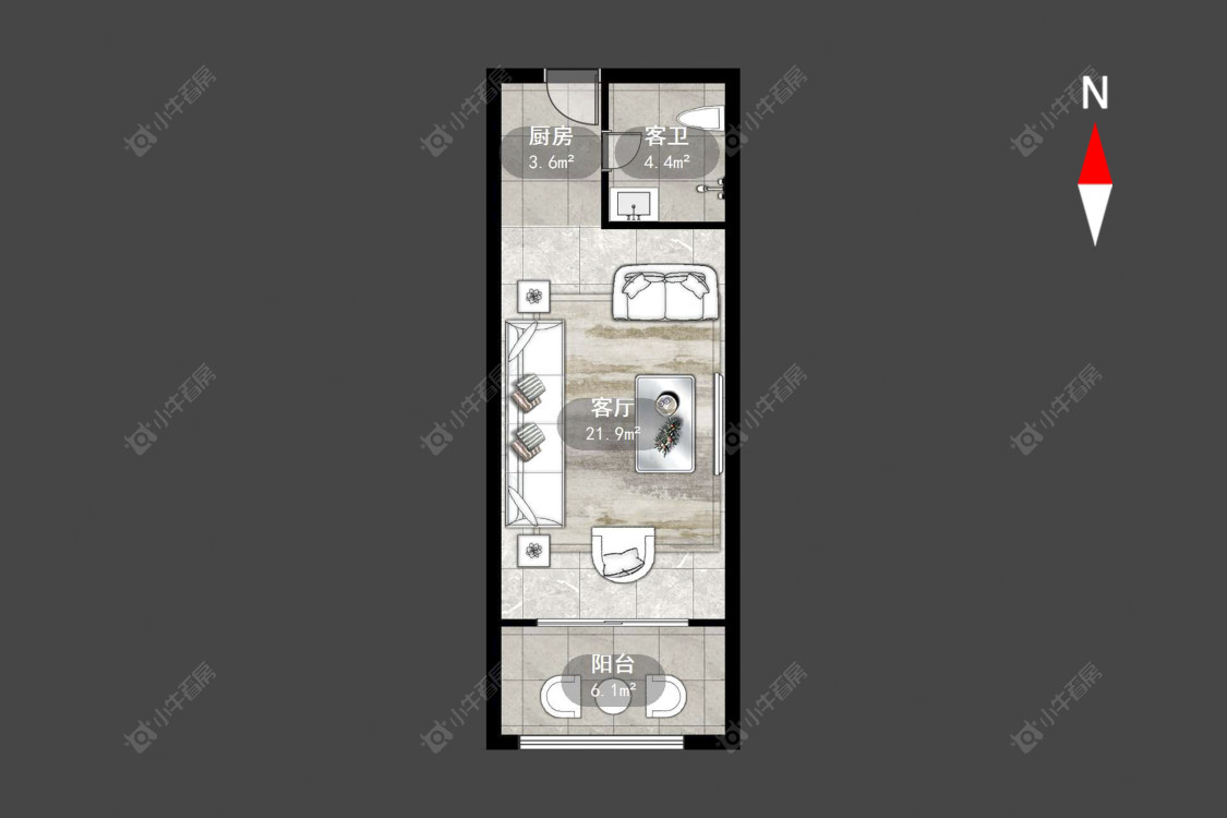 常州星河国际六区在售二手房源户型图_小牛看房