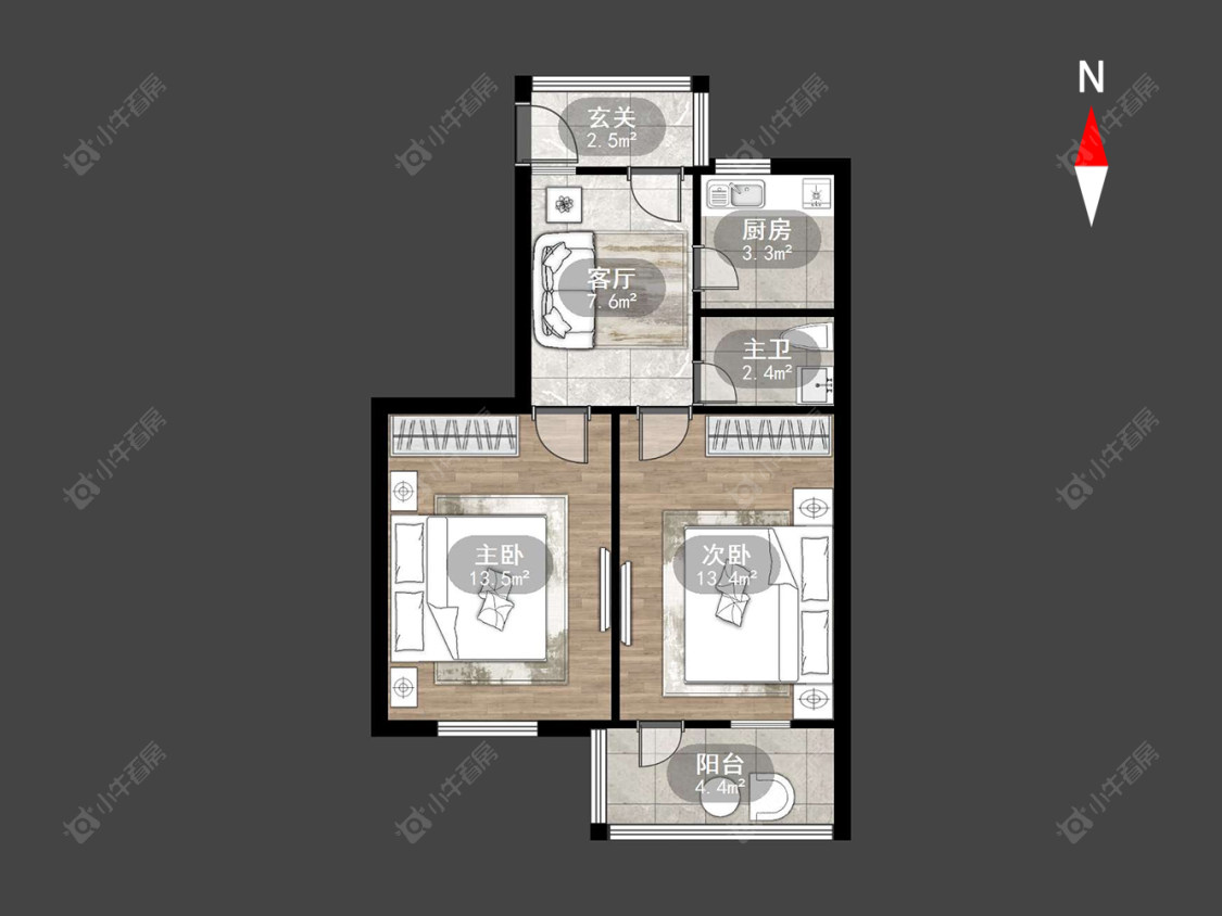 常州清潭新村在售二手房源户型图_小牛看房