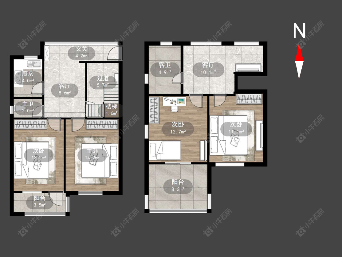 清凉新村房源户型图 常州清凉新村在售二手房源户型图_小牛看房