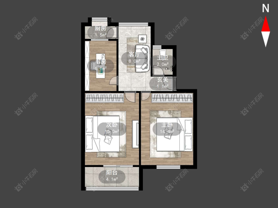 邮电路房源户型图 常州邮电路在售二手房源户型图_小牛看房