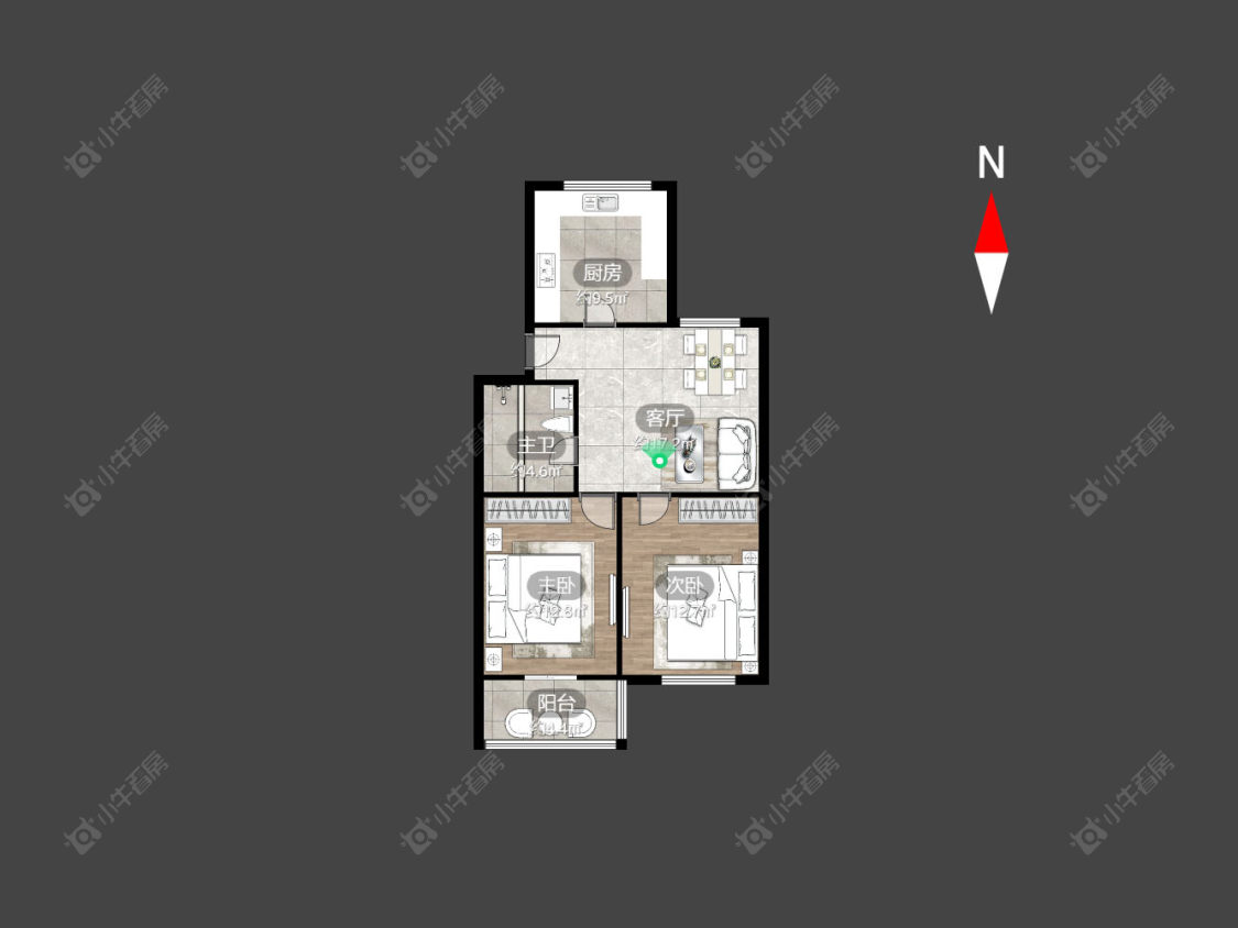 常州安阳花苑北区在售二手房房源户型图_小牛看房