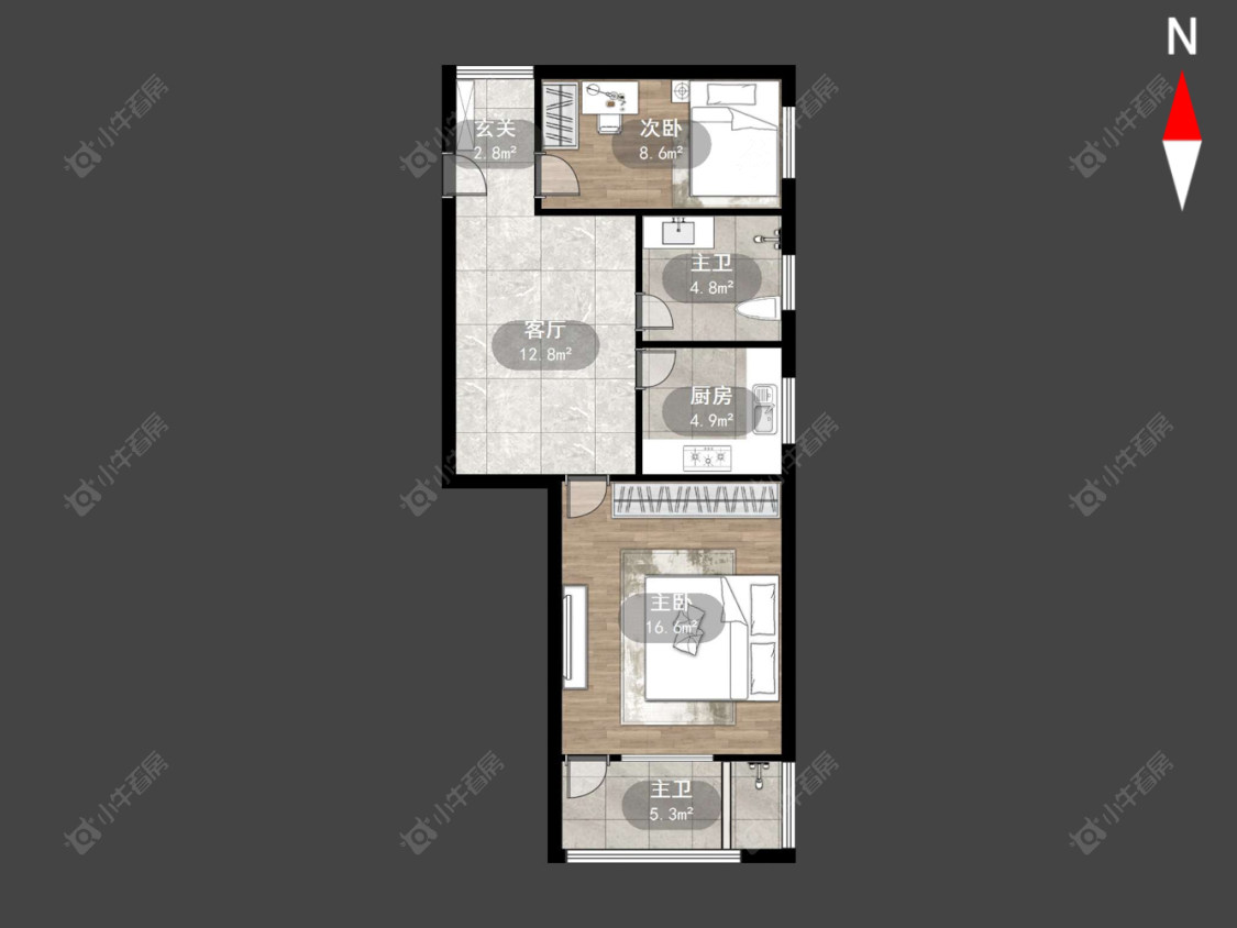 天皇堂弄房源户型图 常州天皇堂弄在售二手房源户型图_小牛看房