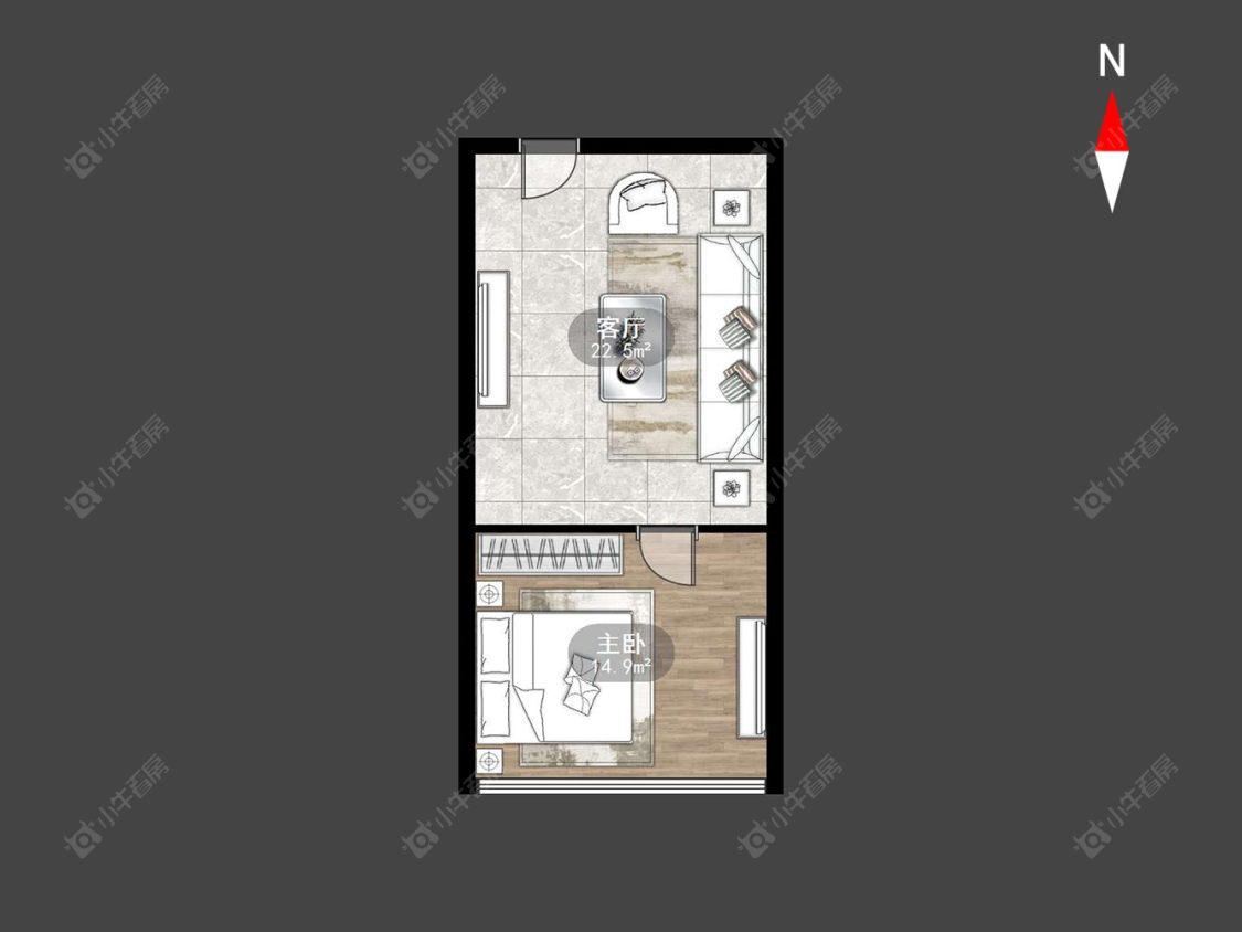 常州龙洲伊都公寓在售二手房房源户型图_小牛看房