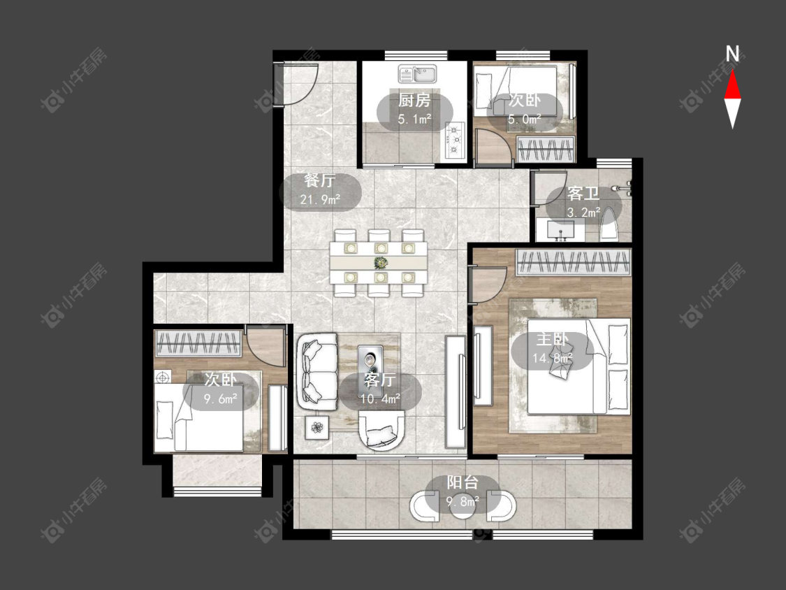 万科公园大道一期房源户型图 常州万科公园大道一期在售二手房源户型图_小牛看房