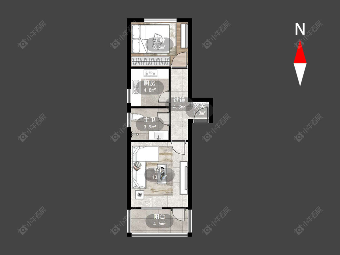 常州剑湖街东区在售二手房源户型图_小牛看房