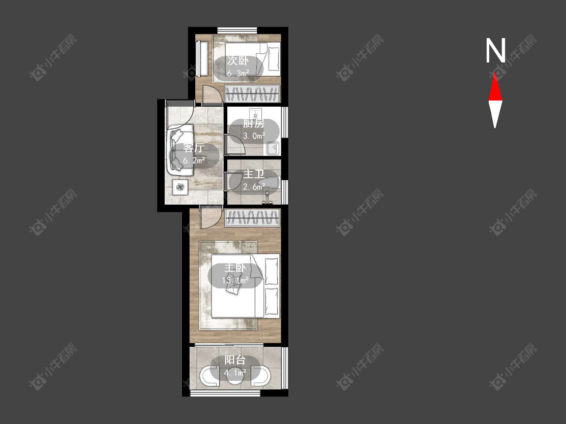 朝阳三村房源户型图 常州朝阳三村在售二手房源户型图_小牛看房