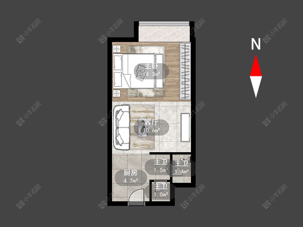 星河澜月湾房源户型图 常州星河澜月湾在售二手房源户型图_小牛看房
