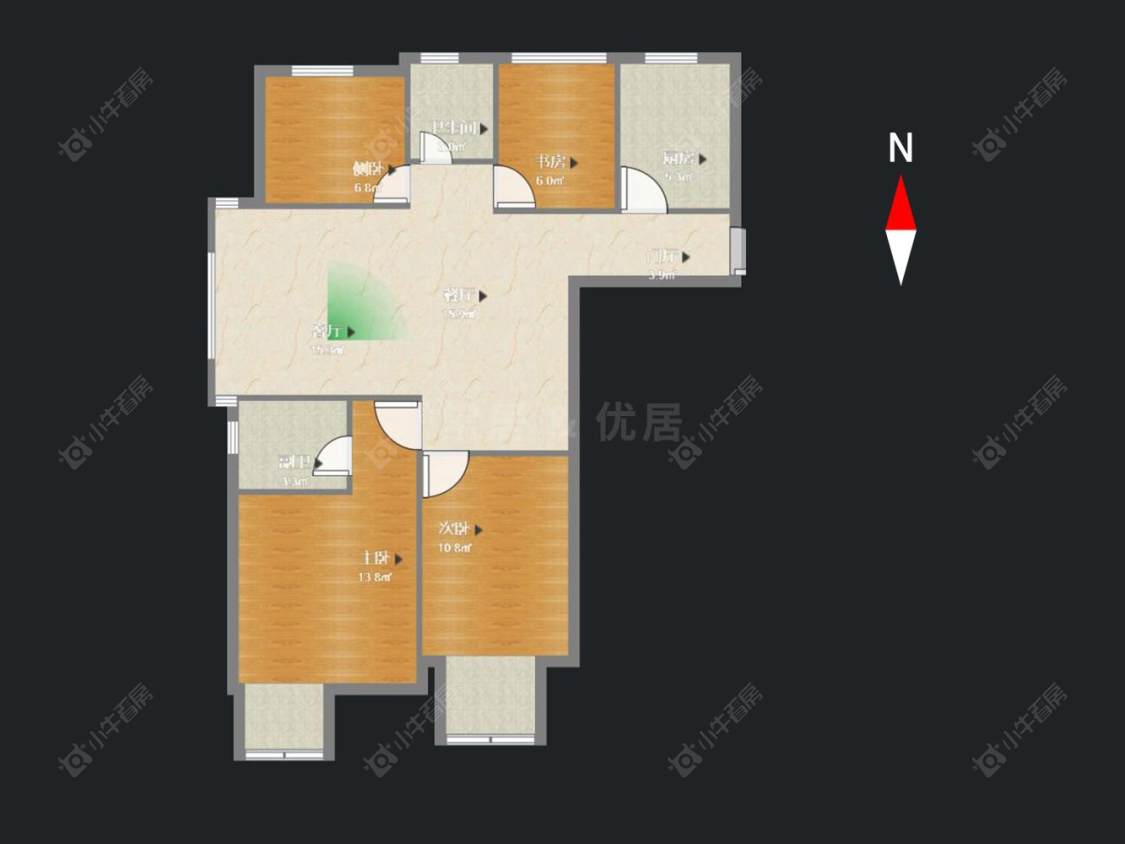 常州锦海星城二期在售二手房源户型图_小牛看房