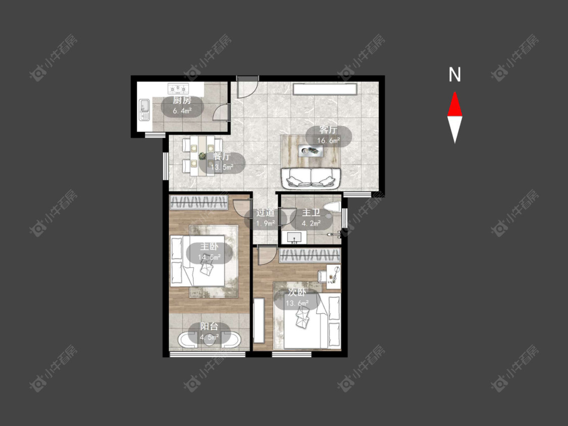 常州玲珑花园在售二手房源户型图_小牛看房