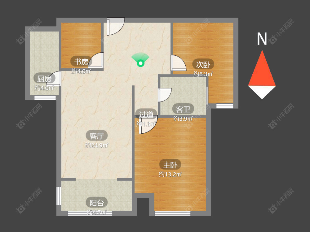 常州聚湖雅苑在售二手房源户型图_小牛看房