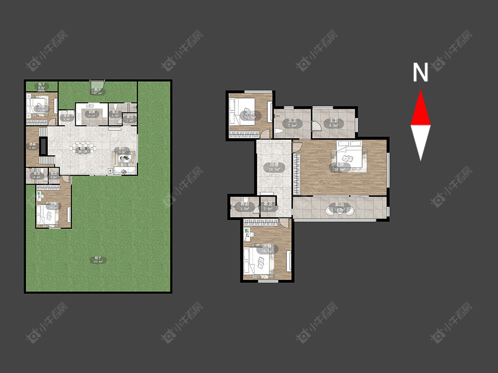 绿城江南里房源户型图 常州绿城江南里在售二手房源户型图_小牛看房