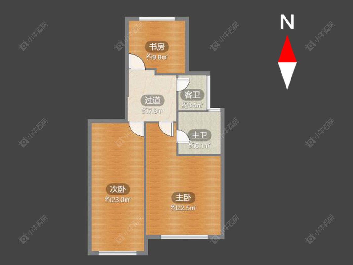常州金地天际在售二手房房源户型图_小牛看房