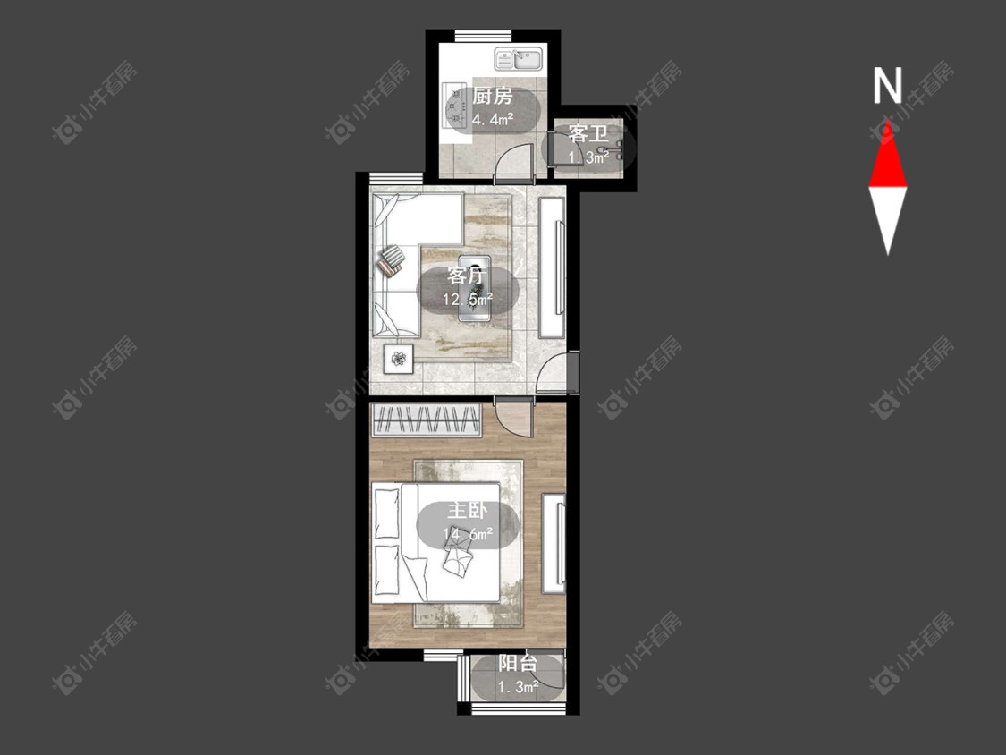 工房北区房源户型图 常州工房北区在售二手房源户型图_小牛看房