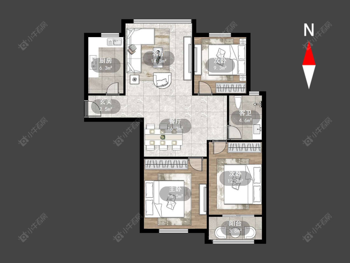 常州泰盈八千里在售二手房源户型图_小牛看房