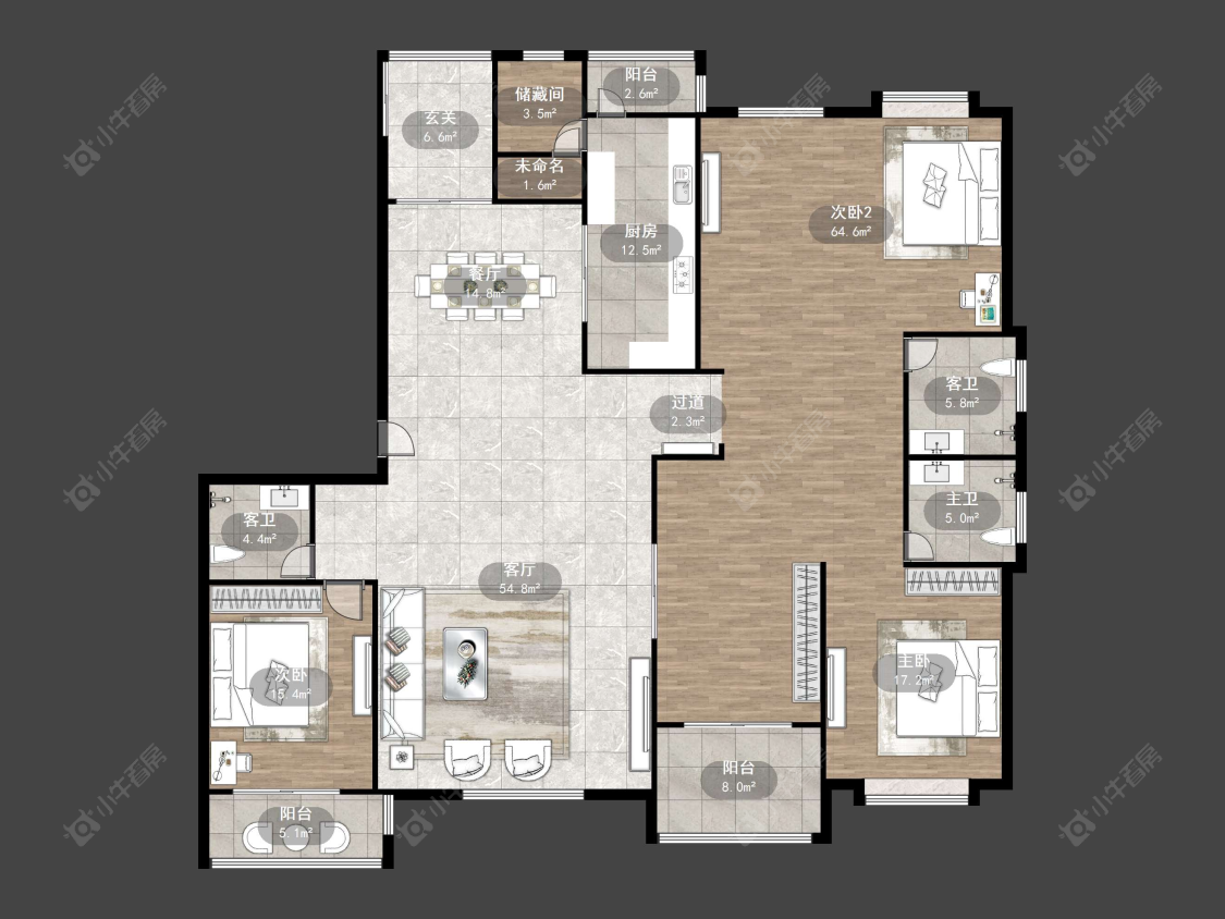 常州天悦名城在售二手房源户型图_小牛看房