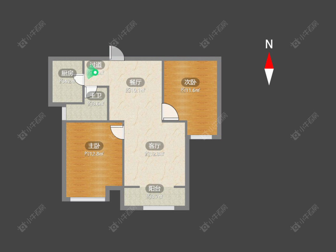 锦绣天地房源户型图 常州锦绣天地在售二手房源户型图_小牛看房