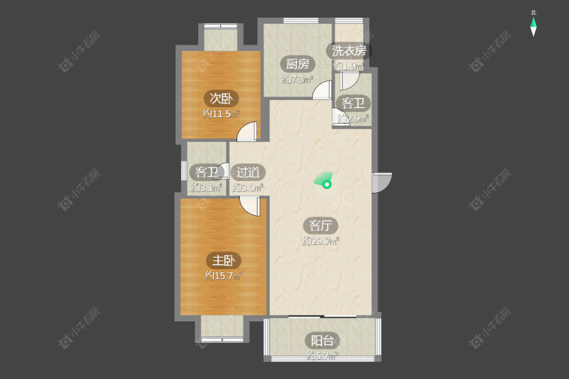 东方花园房源户型图 常州东方花园在售二手房源户型图_小牛看房