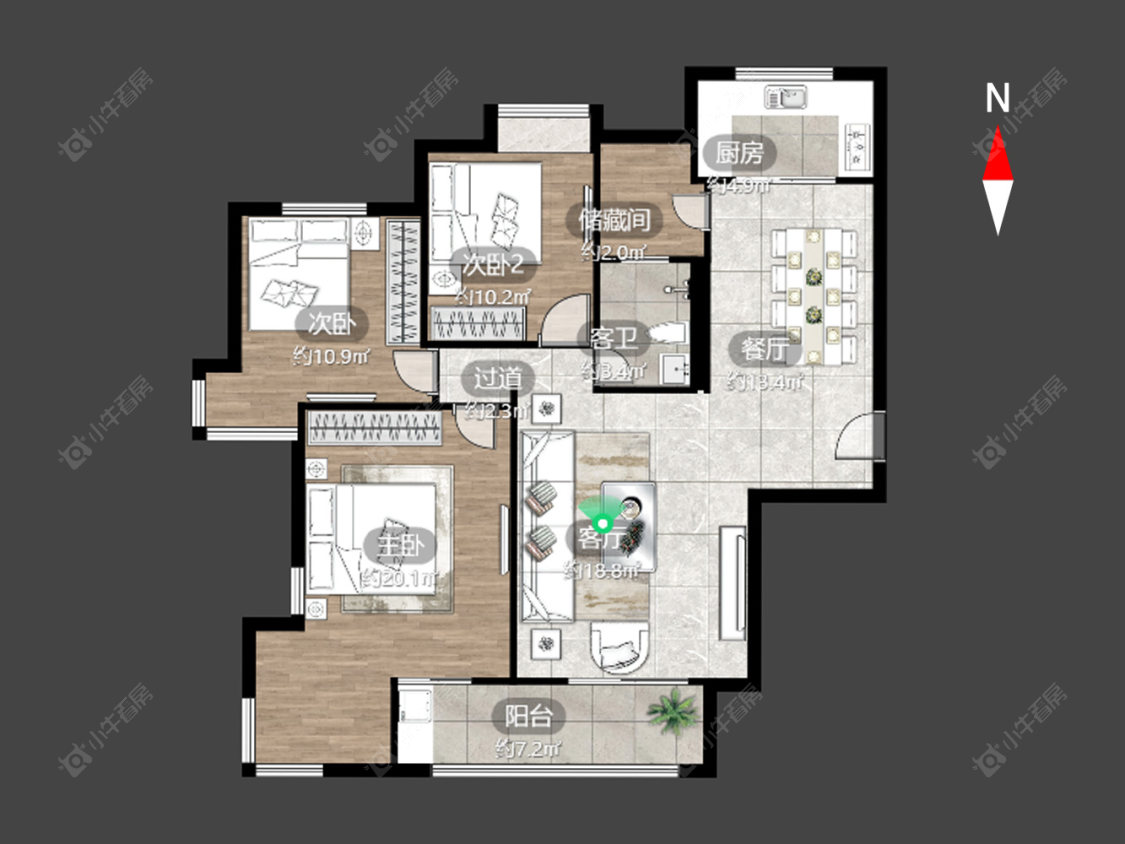 常州景瑞曦城在售二手房_小牛看房