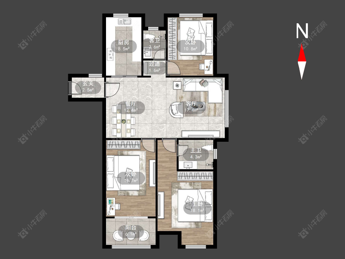 常州菱溪名居在售二手房源户型图_小牛看房