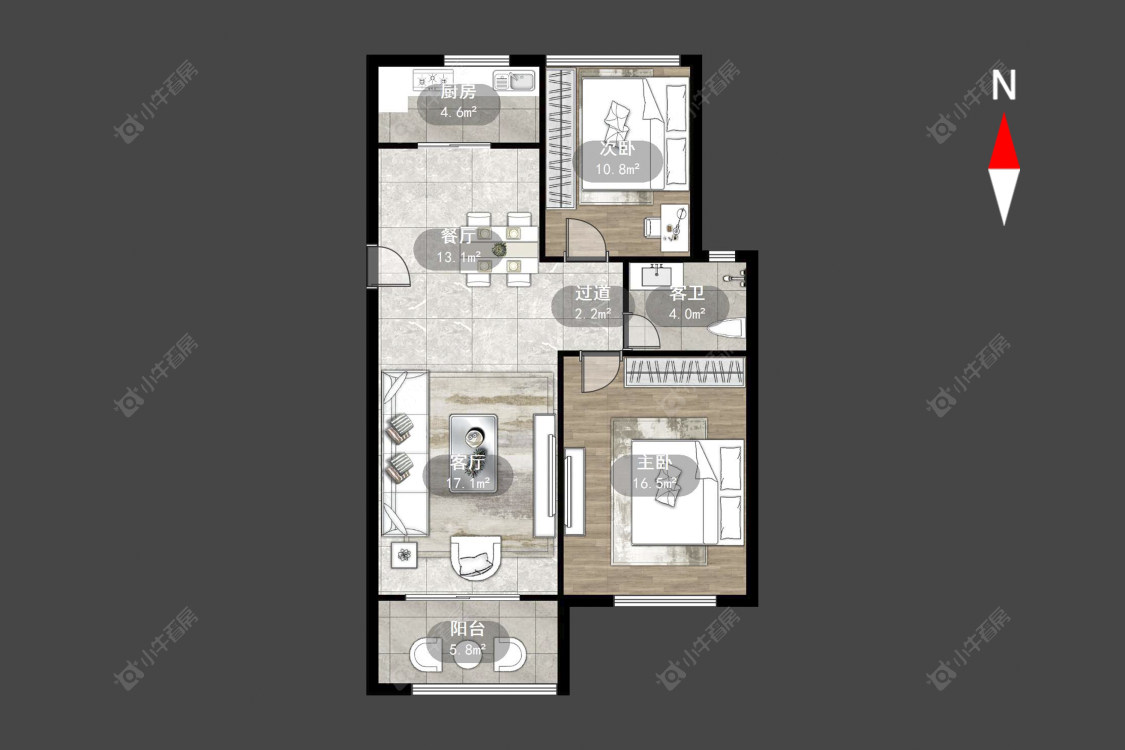绿地峰云汇房源户型图 常州绿地峰云汇在售二手房源户型图_小牛看房