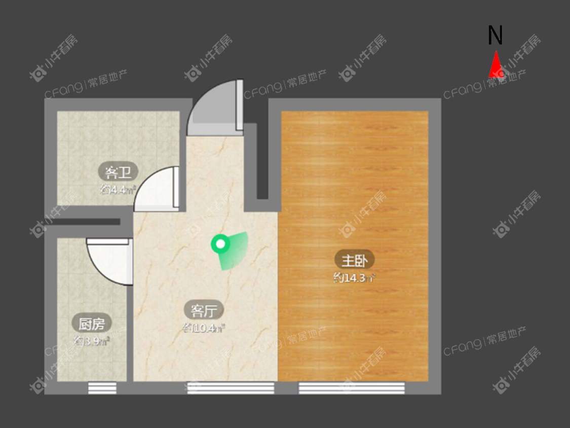 常州怀德名园租房_怀德名园1室1厅房源出租