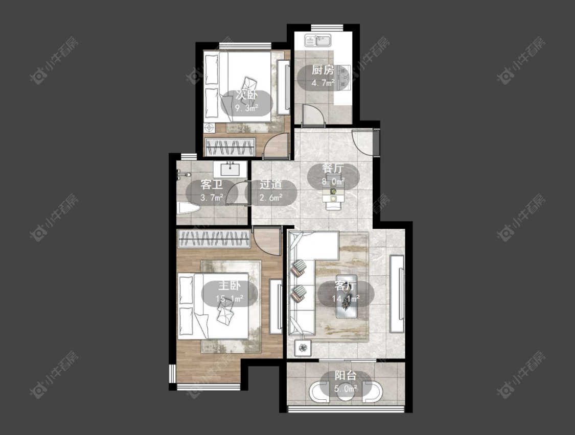 常州怡枫苑在售二手房源户型图_小牛看房