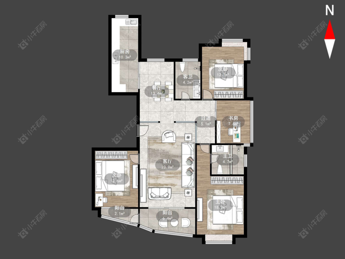 金色新城东区房源户型图 常州金色新城东区在售二手房源户型图_小牛看房