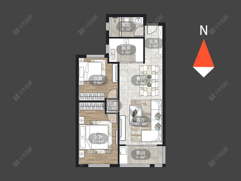常州泰盈八千里在售二手房源户型图_小牛看房