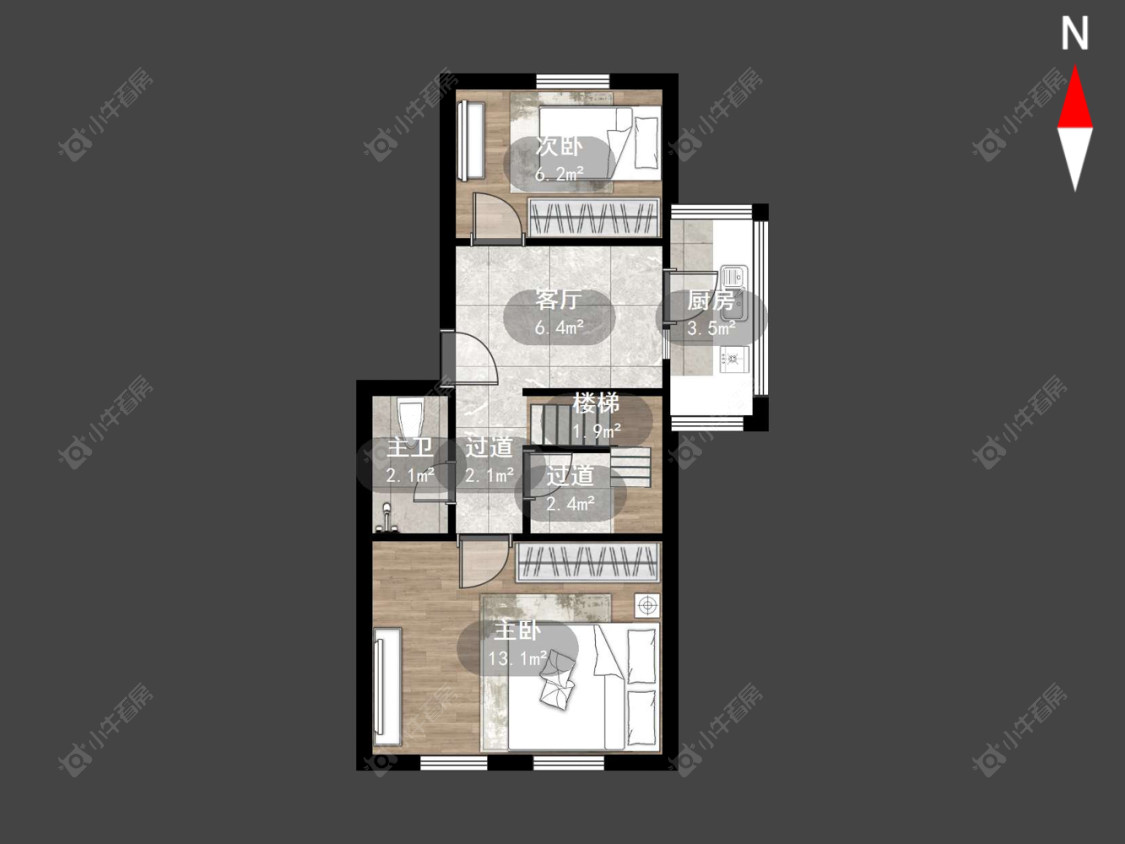 常州玉带路在售二手房源户型图_小牛看房