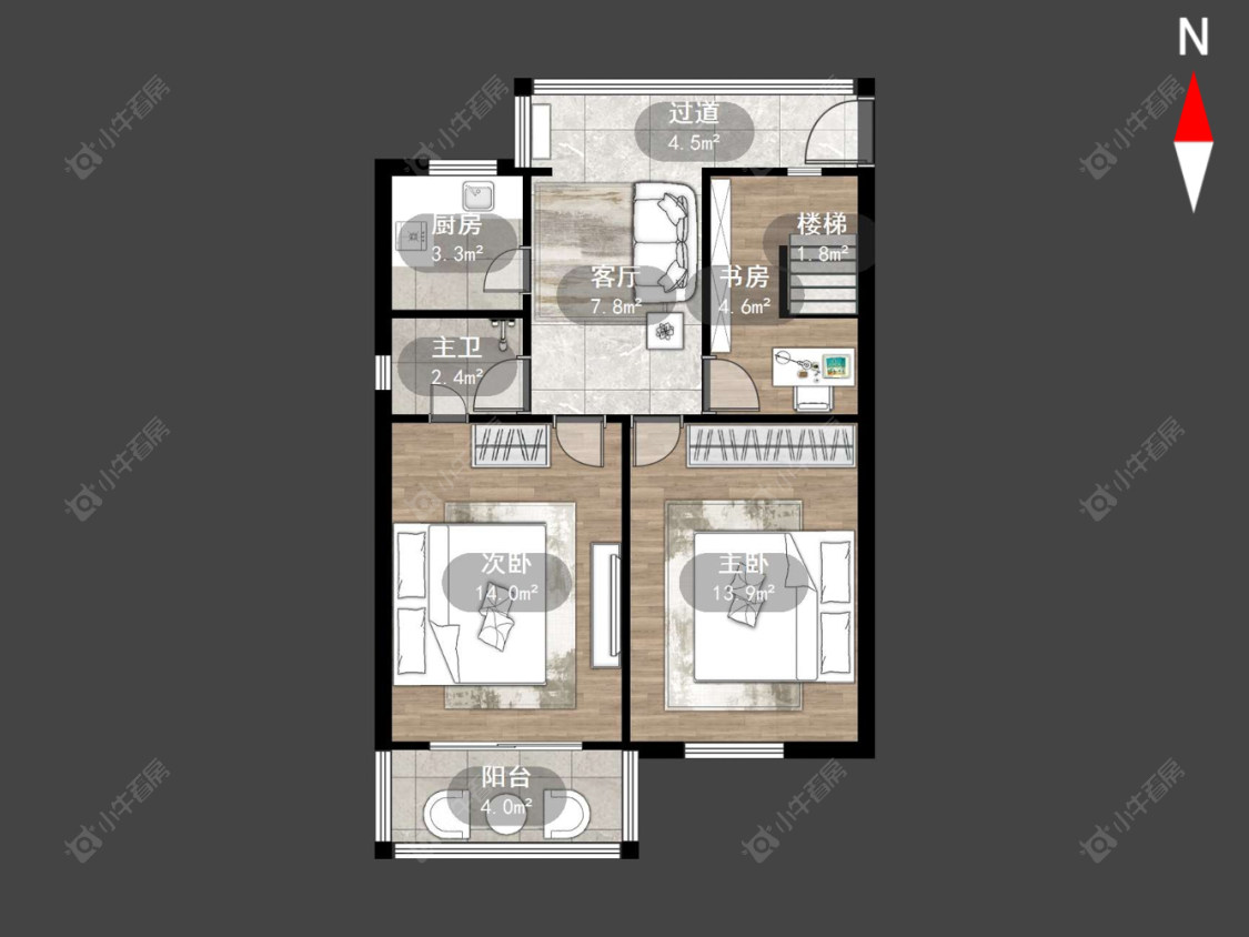 常州机械新村在售二手房源户型图_小牛看房