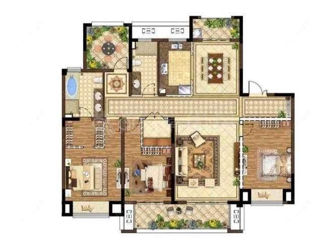 常州龙湖龙誉城四期在售二手房源户型图_小牛看房