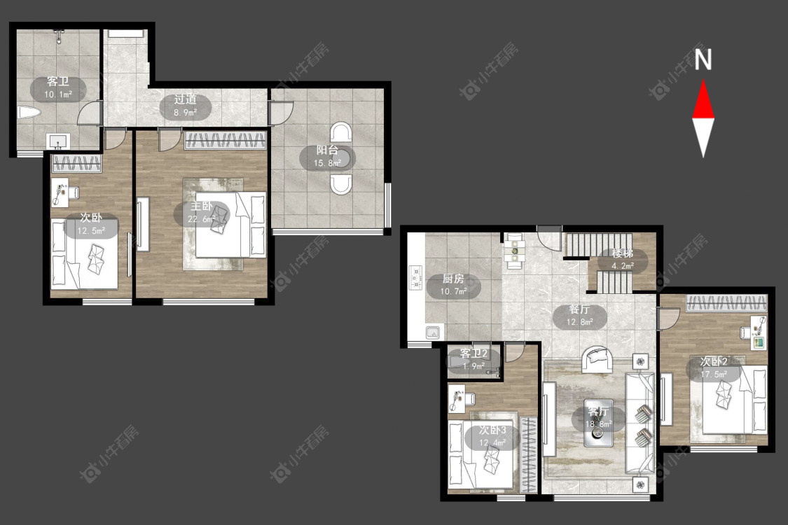 四季新城金典房源户型图 常州四季新城金典在售二手房源户型图_小牛看房