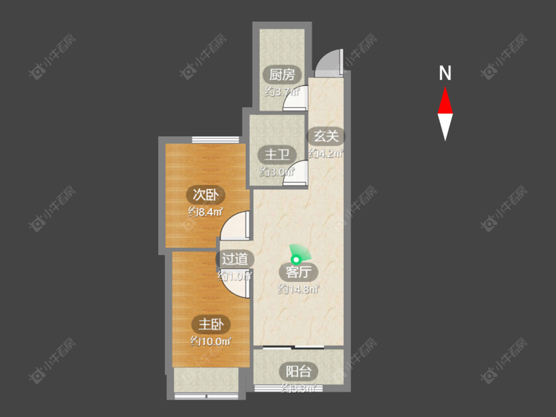 常州莱蒙城新尚在售二手房源户型图_小牛看房