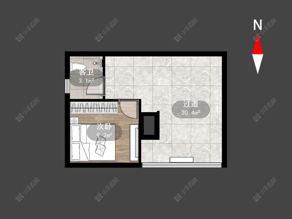 常州阳湖名城在售二手房源户型图_小牛看房