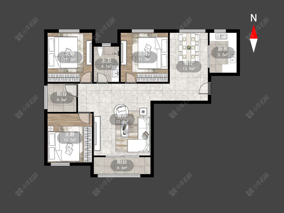 常州嘉城尚座在售二手房源户型图_小牛看房