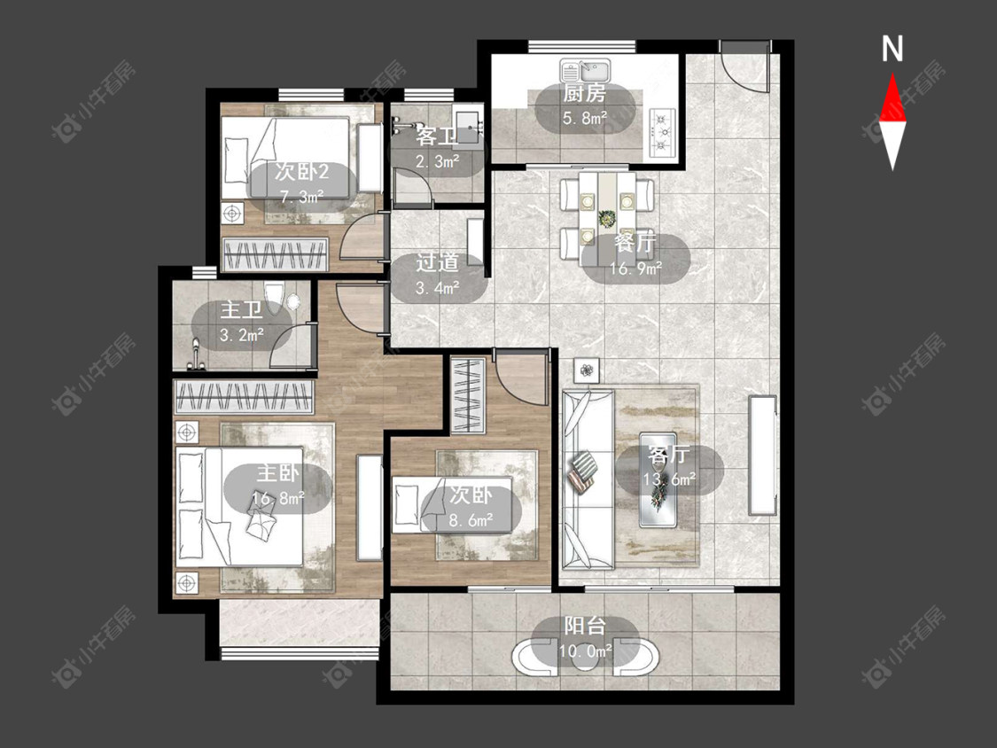 旭辉都会江来房源户型图 常州旭辉都会江来在售二手房源户型图_小牛看房