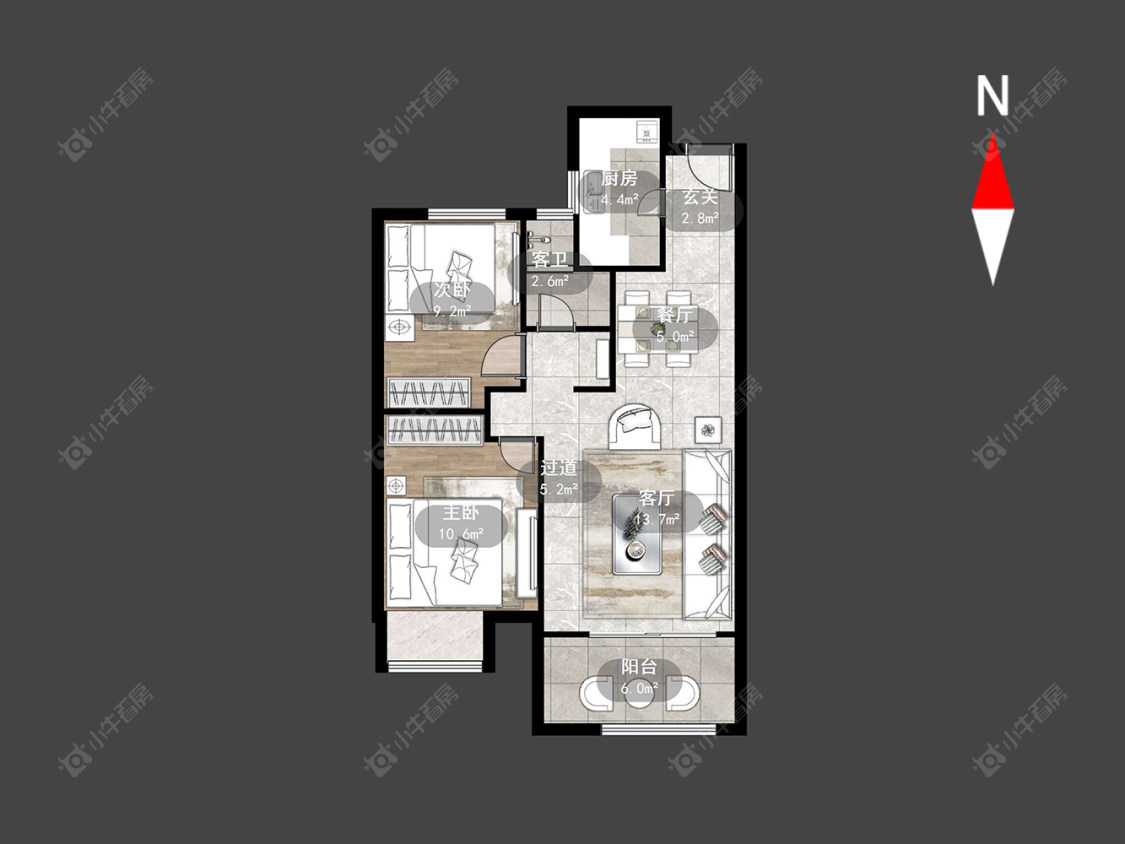龙湖香醍时光房源户型图 常州龙湖香醍时光在售二手房源户型图_小牛看房