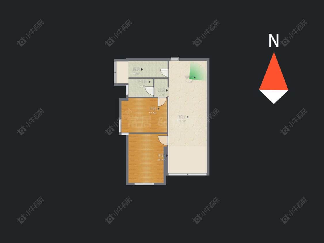 常州星河国际十区在售二手房源户型图_小牛看房