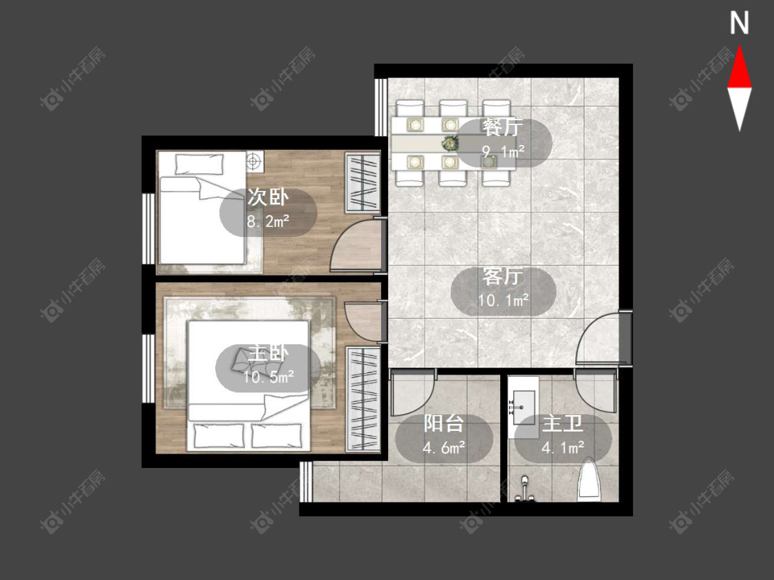 常州公园大厦在售二手房源户型图_小牛看房