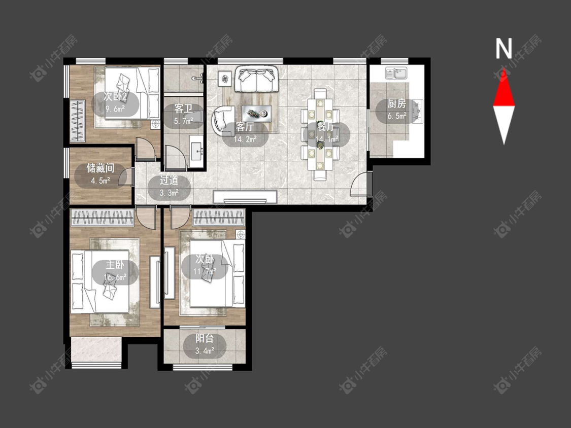 典雅花园房源户型图 常州典雅花园在售二手房源户型图_小牛看房