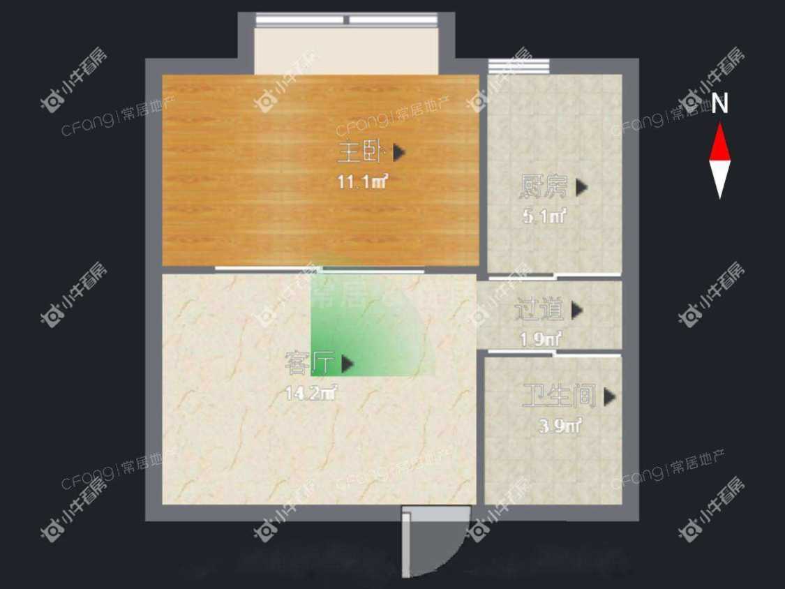 常州中央花园租房_中央花园1室1厅房源出租