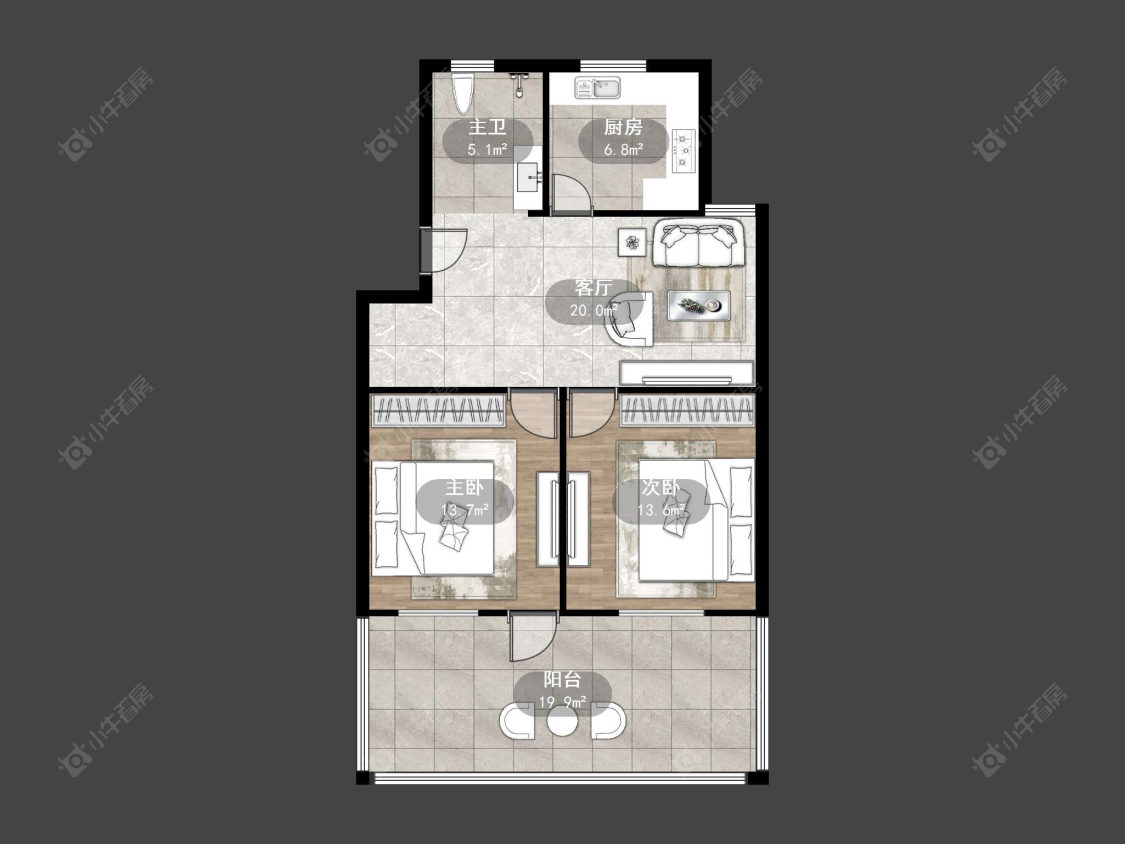 丹阳万善园在售二手房源户型图_小牛看房