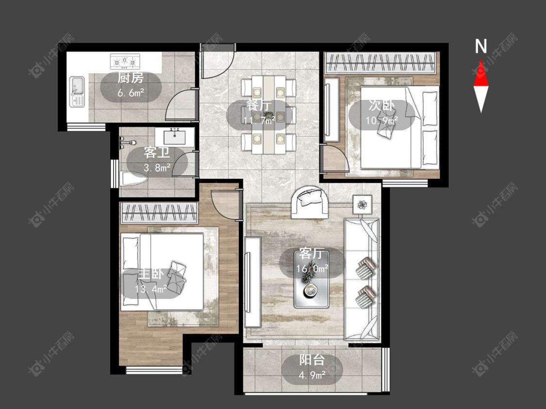 常州广嘉东郡在售二手房源户型图_小牛看房