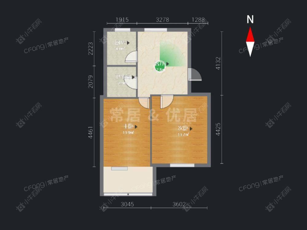 常州北环新村租房_北环新村2室1厅房源出租