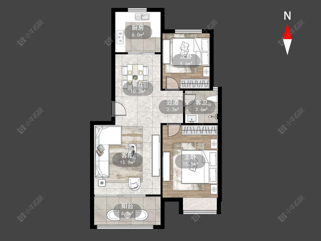 常州广嘉东郡在售二手房源户型图_小牛看房