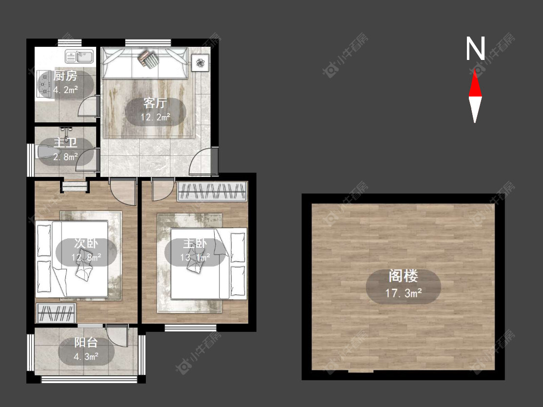 常州富强新村在售二手房源户型图_小牛看房