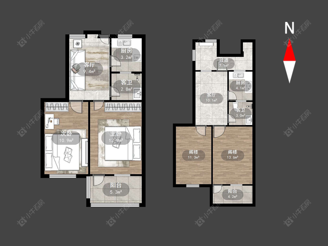常州翠苑公寓在售二手房源户型图_小牛看房