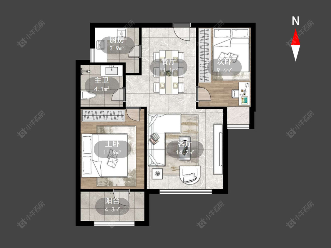 常州上书房在售二手房源户型图_小牛看房